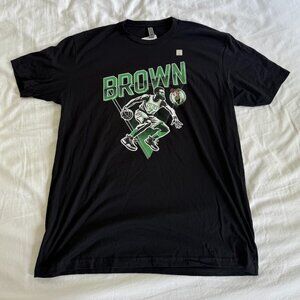 RARE JAYLEN BROWN NBA PLAYERS ASSOCIATION XL T-SHIRT MEN'S